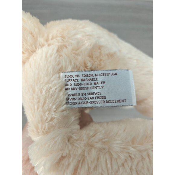 Gund Sleepy Time Puppy Plush 14" Red Paw Print Hat Scarf Cuddly Bedtime Buddy - Picture 4 of 10